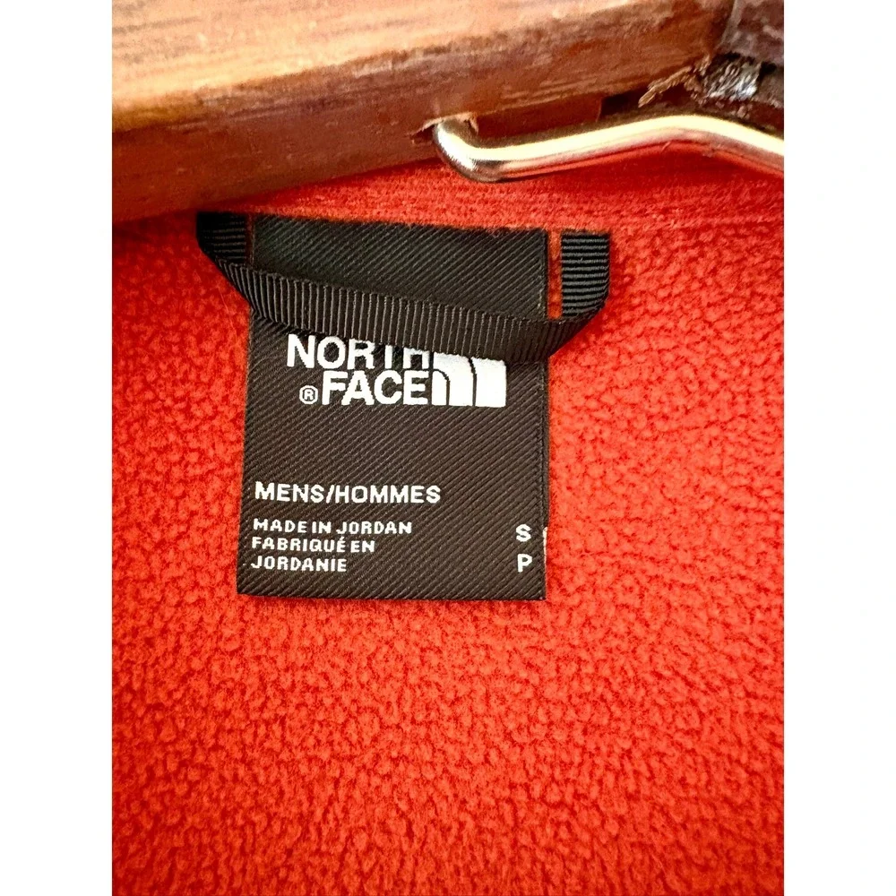 The North Face Mens Canyonlands Half-Zip Fleece Pullover Orange Size S Outfoor